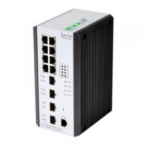 ELTEX MES3510P Ethernet-коммутатор 8 портов 10/100/1000BASE-T (PoE/PoE+), 4 порта 100BASE-FX/1000BASE-X (SFP), L3