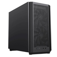 GameMax Корпус F36 Dark без БП (Midi Tower, ATX, Графит, 1*USB Type-C, 3*120мм)