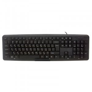 Exegate EX280432RUS Клавиатура Exegate LY-331R, <USB, RUS/LAT, шнур 1,5м, черная, 104кл, Enter большой>, OEM