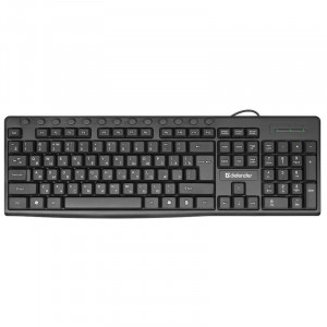 Defender Клавиатура Action HB-719 RU [45719] {Проводная, черный, мультимедиа}