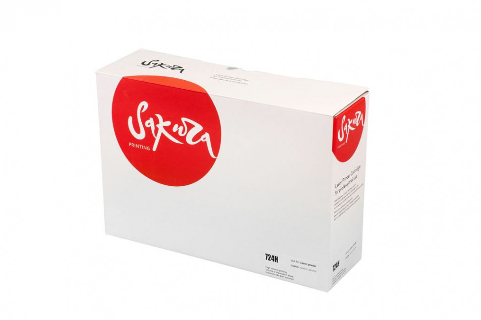Canon 724H Картридж Sakura для Canon i-Sensys LBP-6750, черный, 12 500к. (Canon 724 H / 3482B002)