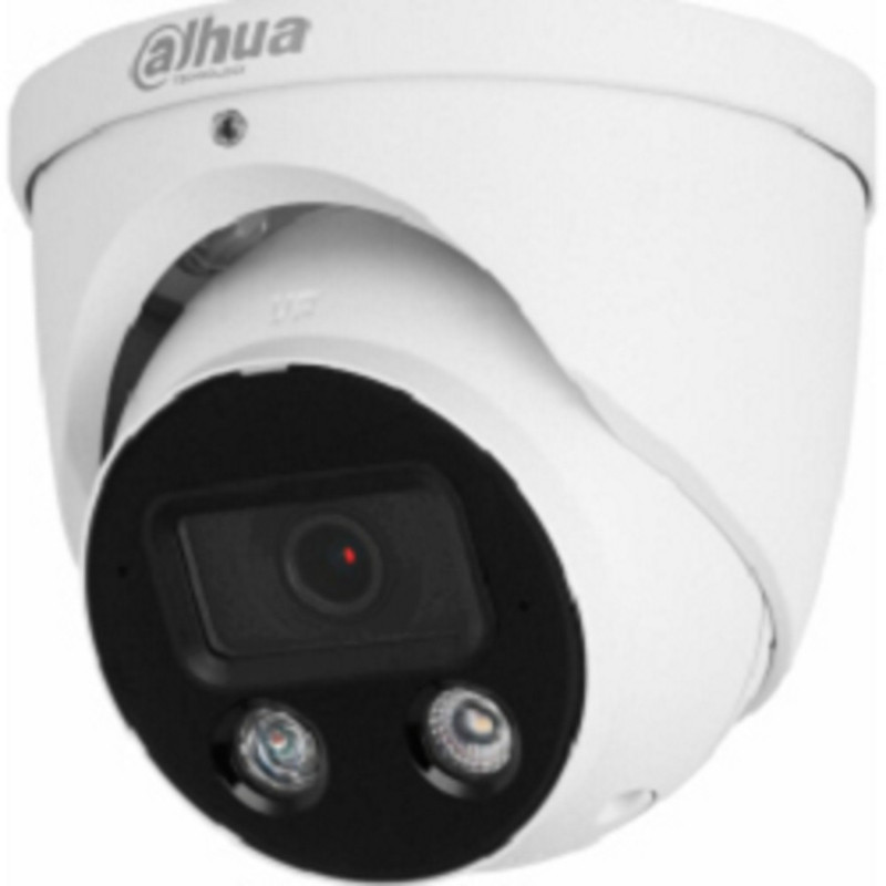 DAHUA DH-IPC-HDW3849HP-AS-PV-0360B-S5 Уличная купольная IP-видеокамера TiOC с ИИ и активным сдерживанием 8Мп; 1/2.7” CMOS; объектив 3.5мм, видеоаналитика, ИК 30м, LED 30м, IP67, корпус: металл