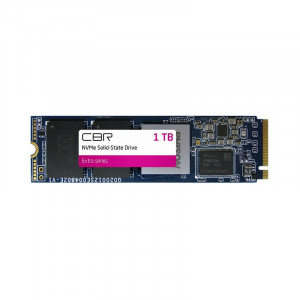 CBR SSD-001TB-M.2-EX22, Внутренний SSD-накопитель, серия "Extra", 1000 GB, M.2 2280, PCIe 4.0 x4, NVMe 1.3, Phison PS5016-E16, 3D TLC NAND, DRAM, R/W speed up to 4950/4350 MB/s, TBW (TB) 1000