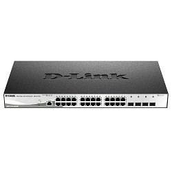 D-Link DGS-1210-28X/ME/B1A PROJ Управляемый коммутатор 2 уровня с 24 портами 10/100/1000Base-T и 4 портами 10GBase-X SFP+