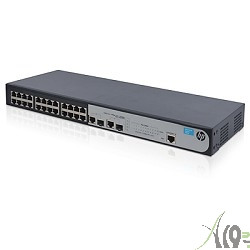 HP JG538A HP 1910-24 Switch(Web-managed, 24*10/100, 2 dual SFP, static routing, 19")