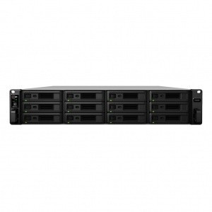 Synology Rack 2U Unified DualCont Array (QC2,4GhzCPU/8Gbupto64/2x1GbE+1x10GbERJ45(+1xExpSlot) per contr)NoHDD(upto12 2,5"/3,5"SASupto36with 2xRXD1219SAS),RAIDBasic,JBOD,0,1,5,6,10,F1/ 2xRPS/norail/5YW