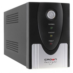 Crown ИБП CMU-SP800IEC USB {(1x12V.9AH) 8*IEC С13 + 1*IEC С13 bybass, порт USB, LCD-экран} 