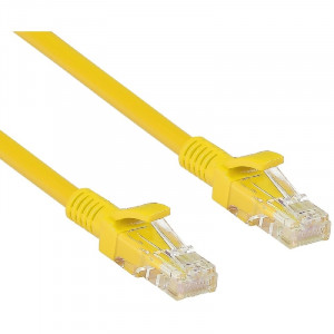 Exegate EX258664RUS Патч-корд UTP кат. 5e,  0.3м Exegate желтый
