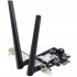 Сетевой адаптер WiFi + Bluetooth Asus PCE-AX3000 AX3000 PCI Express (ант.внеш.съем) 2ант. Сетевой адаптер WiFi + Bluetooth Asus PCE-AX3000 AX3000 PCI Express (ант.внеш.съем) 2ант.