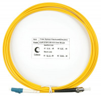 Cabeus FOP(s)-9-LC-ST-3m Шнур оптический simplex LC-ST 9/125 sm 3м LSZH Cabeus FOP(s)-9-LC-ST-3m Шнур оптический simplex LC-ST 9/125 sm 3м LSZH