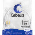 Cabeus PC-UTP-RJ45-Cat.5e-1m-WH Патч-корд U/UTP, категория 5е, 2xRJ45/8p8c, неэкранированный, белый, PVC, 1м