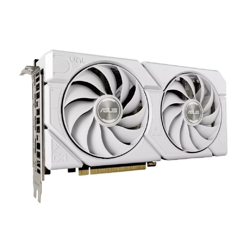 Видеокарта ASUS GeForce RTX 4060 Dual EVO White OC Edition 8GB GDDR6 128bit 3*DP/HDMI (DUAL-RTX4060-O8G-EVO-WHITE) 