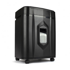 ГЕЛЕОС Уничтожитель документов  АП20-4,   DIN P-4 (4 ур-нь секр.), фрагмент 3,9х12мм,   АВТОПОДАЧА 131 лист  (70г/м2), пл.карты/скрепки/скобы, 20 литра    