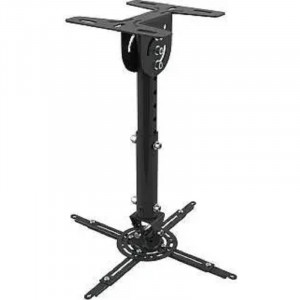 Wize WPA-B черный {Потолочные, Макс. крепежное расстояние 260х260, макс. вес нагрузки 12 кг, Наклон,поворот °+/-15, расстояние от стены/ потолка 35-46 см}