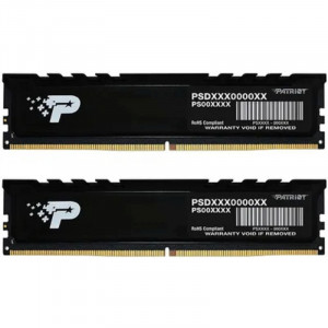 Память DDR5 2x32GB 4800MHz Patriot PSP564G4800KH1 Signature Premium RTL PC5-38400 CL40 DIMM 288-pin 1.1В kit single rank с радиатором Ret