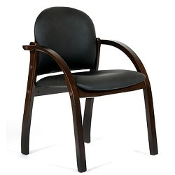 Офисное кресло Chairman  659 Terra черный матовый/тем.орех ,  (6066646)