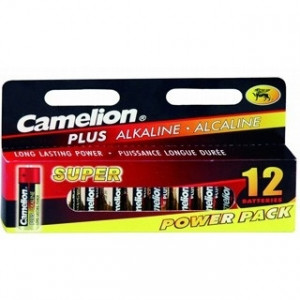 Camelion..LR 6 Plus Alkaline BLOCK-12 (LR6-HP12, батарейка,1.5В)