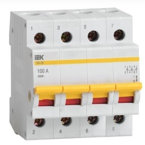 Iek MNV10-4-040 Выключатель нагрузки (мини-рубильник) ВН-32 4Р  40А ИЭК