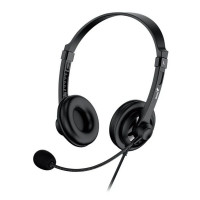 Genius HS-230U, черная, USB, 2.4м 