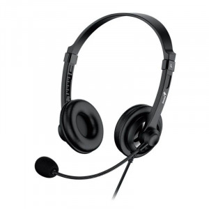Genius HS-230U, черная, USB, 2.4м 