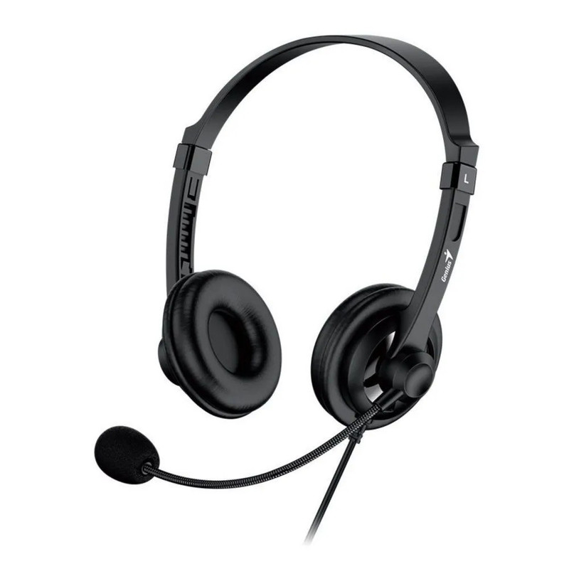 Genius HS-230U, черная, USB, 2.4м 
