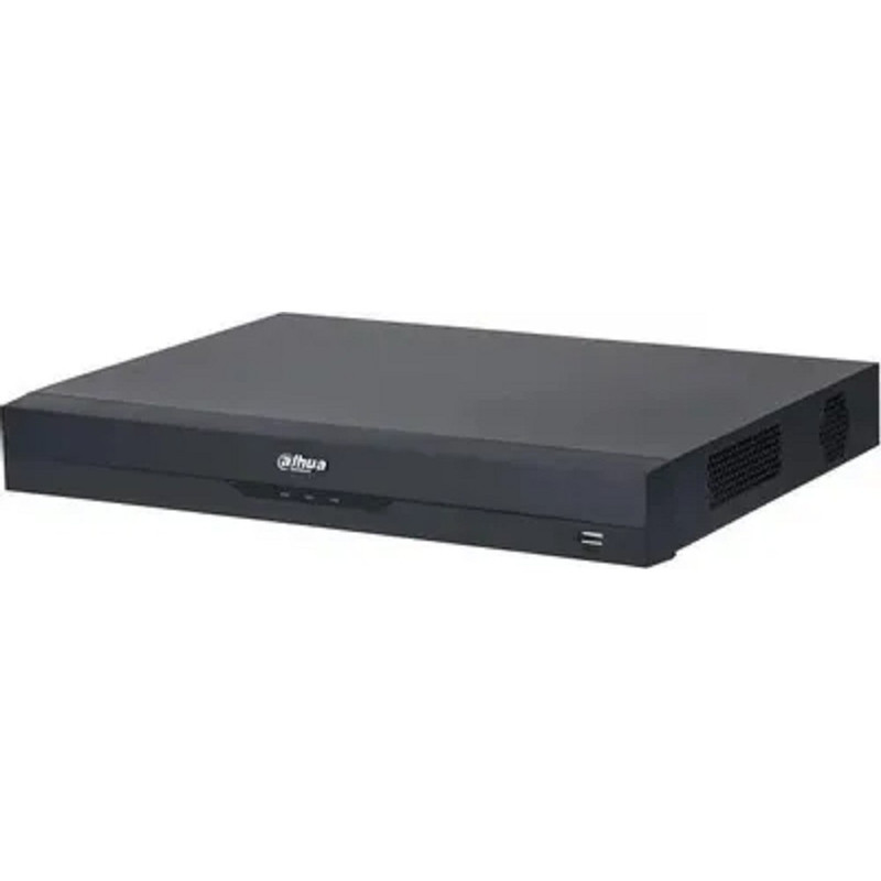 DAHUA DHI-NVR5232-EI 32-канальный IP-видеорегистратор 4K, H.265+, видеоаналитика,  входящий поток до 384Мбит/с, 2 SATA III до 16Тбайт