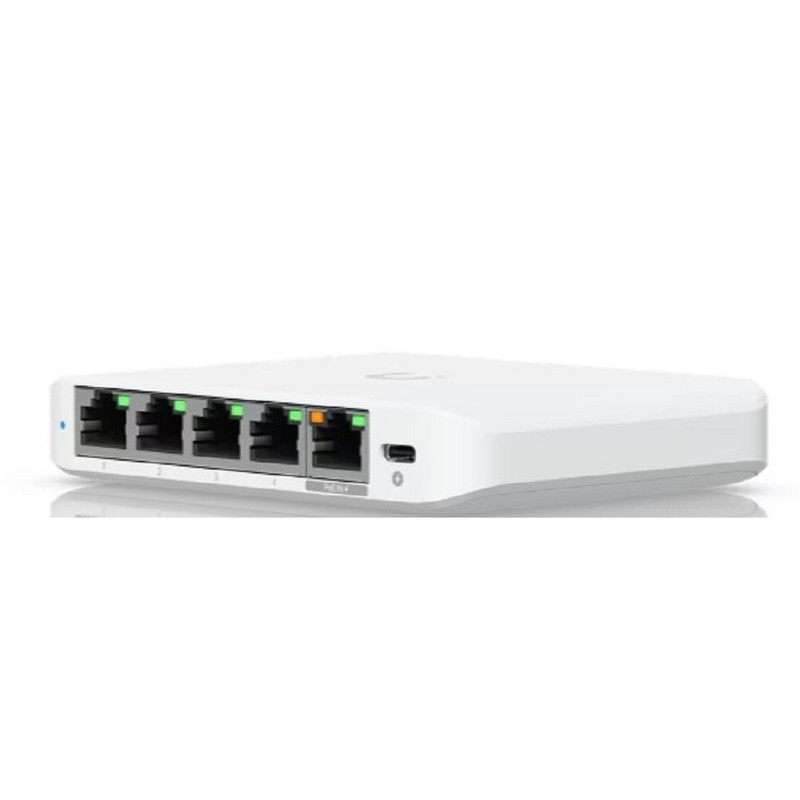 UBIQUITI USW-Flex-2.5G-5 Коммутатор 5*2.5Гбит UBIQUITI USW-Flex-2.5G-5 Коммутатор 5*2.5Гбит