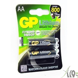 GP Lithium (GP 15LF-2CR2) 15LF FR6 2 шт AA (2 шт. в уп-ке)