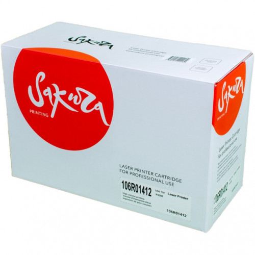 106R01412 Картридж Sakura для Xerox P3300, черный, 8000 к.