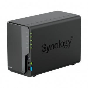 Synology DS224+ Сетевое хранилище DC 2,0GhzCPU/2GB(upto6)/RAID0,1/up to 2HDDs SATA(3,5' 2,5')/2xUSB3.2/2GigEth/iSCSI/2xIPcam(up to 25)/1xPS /1YW (repl DS220+) 