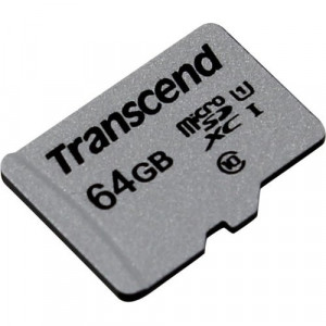 Micro SecureDigital 64Gb Transcend Class 10 TS64GUSD300S {MicroSDXC Class 10 UHS-I U1}