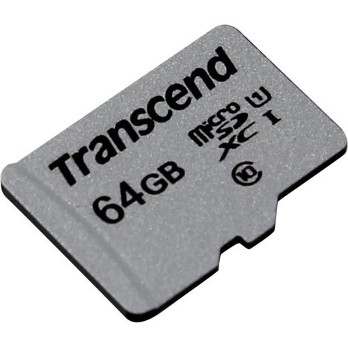 Micro SecureDigital 64Gb Transcend Class 10 TS64GUSD300S {MicroSDXC Class 10 UHS-I U1}
