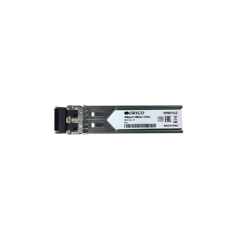 ORIGO OFM211LC/A1A SFP-трансивер с 1 портом 100Base-FX для многомодового оптического кабеля (до 2 км, разъем Duplex LC)