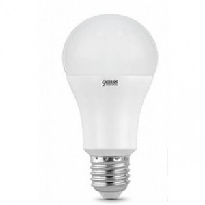 GAUSS 23212 Светодиодная лампа LED Elementary A60 12W E27 1130lm 3000K 1/10/50 0