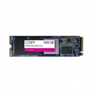 CBR SSD-500GB-M.2-EX22, Внутренний SSD-накопитель, серия "Extra", 500 GB, M.2 2280, PCIe 4.0 x4, NVMe 1.3, Phison PS5016-E16, 3D TLC NAND, DRAM, R/W speed up to 4650/2400 MB/s, TBW (TB) 500