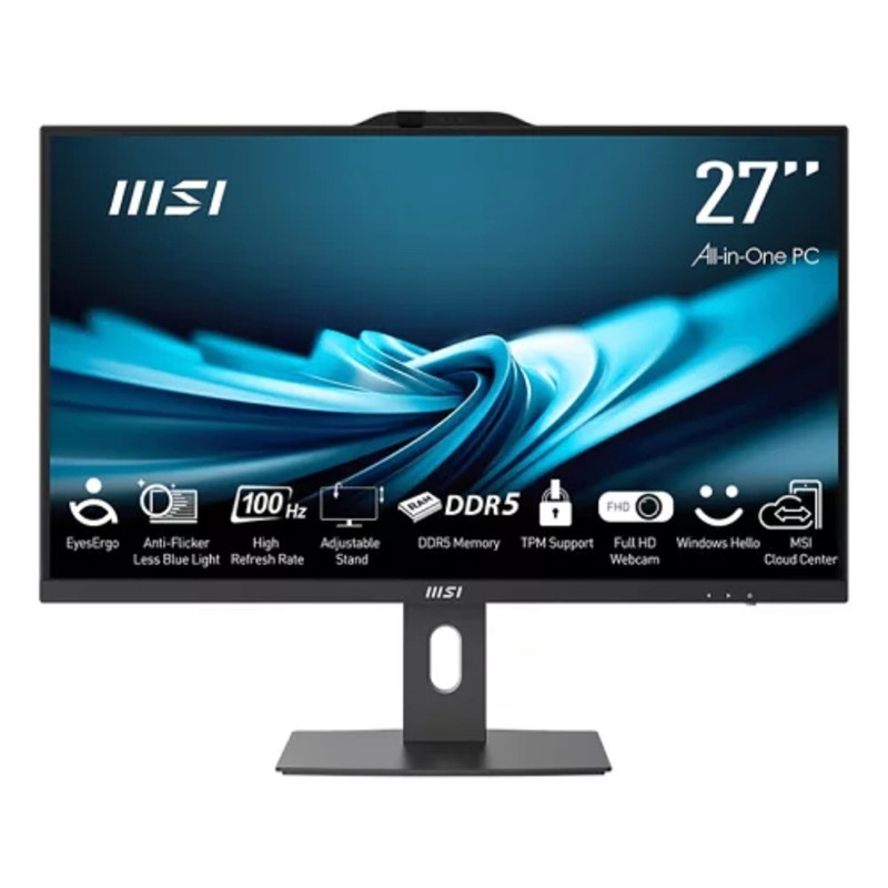 MSI Pro AP272 14M [9S6-AF8321-628] Black 27" {FHD i5-14400/8GB/512GB SSD/UHDG 770/KB+M/DOS}
