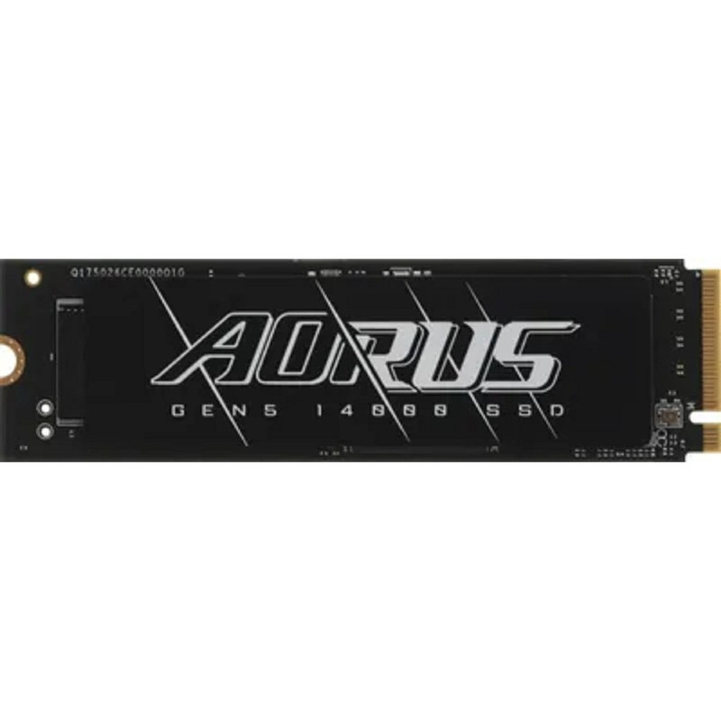 Твердотельный накопитель SSD Gigabyte 1TB M.2 2280 AORUS Gen5 14000 AG514K1TB PCI-Express 5.0x4, NVMe 2.0, 3D TLC NAND, Phison PS5026-E26, TBW 700