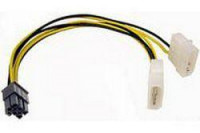 Gembird Разветвитель питания , 2xMolex->PCI-E 6pin, для подкл. в/к к б/п [CC-PSU-6]