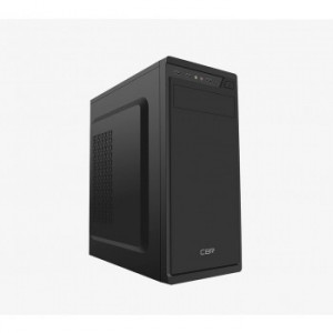 CBR PCC-ATX-J02-450W2 Корпус ATX Miditower J02, c БП PSU-ATX450-08EC (450W/80mm), 2*USB 2.0, HD Audio+Mic, кабель питания 1.2м, Black