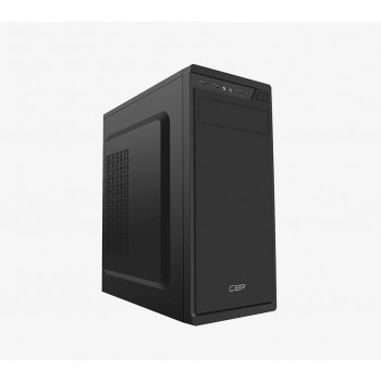 CBR PCC-ATX-J02-450W2 Корпус ATX Miditower J02, c БП PSU-ATX450-08EC (450W/80mm), 2*USB 2.0, HD Audio+Mic, кабель питания 1.2м, Black