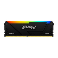 Память оперативная/ Kingston 32GB 3600MT/s DDR4 CL18 DIMM FURY Beast RGB