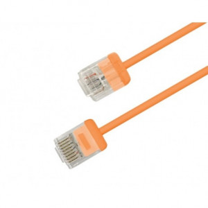Hyperline PC-LPU-UTP-RJ45-RJ45-C6-2M-LSZH-OR Патч-корд U/UTP, категория 6 (100% Fluke Component Tested), 32AWG, LSZH, 2 м, оранжевый