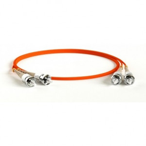Hyperline FC-D2-62-ST/PR-ST/PR-H-2M-LSZH-OR Патч-корд волоконно-оптический (шнур) MM 62.5/125, ST-ST, 2.0 мм, duplex, LSZH, 2 м