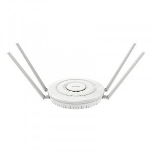 D-Link DWL-6610APE/B1A Беспроводная двухдиапазонная унифицированная точка доступа AC1200 с поддержкой PoE и 4 внешними съемными антеннами