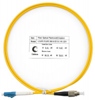 Cabeus FOP(s)-9-LC-FC-1m Шнур оптический simplex LC-FC 9/125 sm 1м LSZH Cabeus FOP(s)-9-LC-FC-1m Шнур оптический simplex LC-FC 9/125 sm 1м LSZH