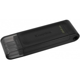 Флеш Диск Kingston 64Gb DataTraveler 70 DT70/64GB USB3.0 черный