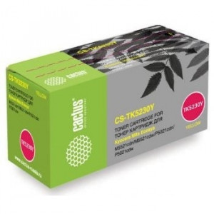 Cactus TK-5230Y Тонер-картридж для Kyocera P5021cdn/M5521cdn, Y, 2,6K