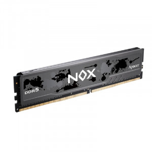 Оперативная память Apacer  DDR5  32GB  5200MHz DIMM NOX Black Gaming Memory (PC5-41600) CL40 1.25V (Retail) 2048*8  Heat Sink (Retail) 3 years (AH5U32G52C522MBAA-1)