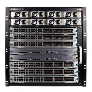 D-Link DGS-6608-SK/A1A PROJ Шасси коммутатора 3 уровня серии DGS-6600 с 8 слотами расширения и производительностью 1152 Гбит/с