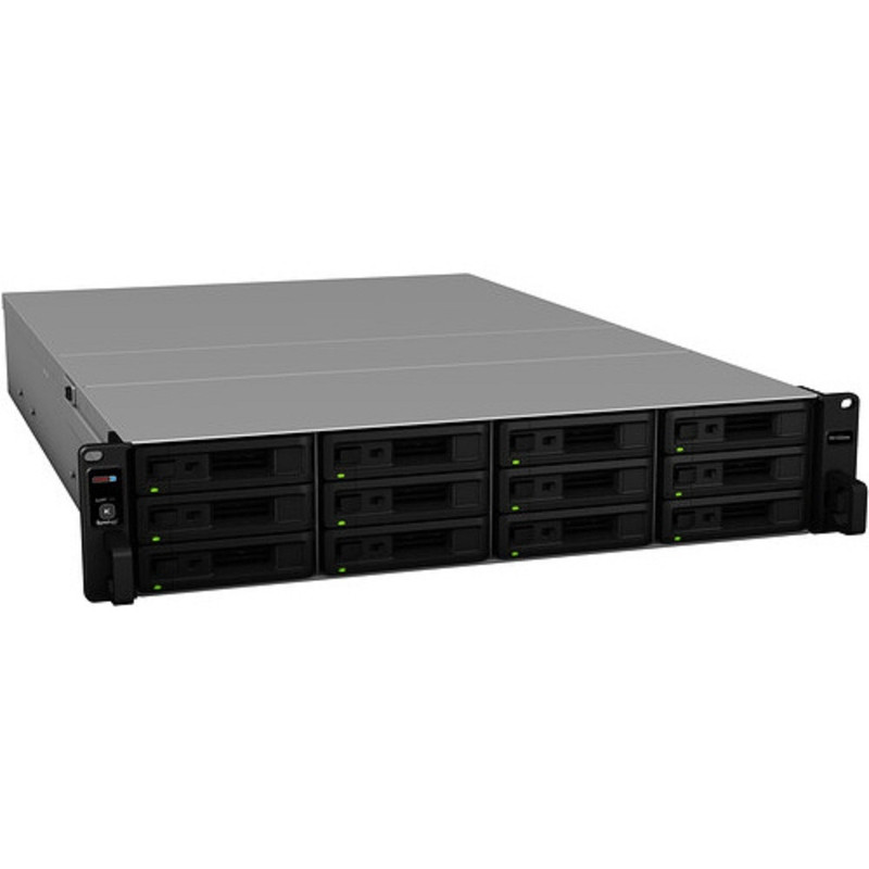 Synology Expansion Unit (Rack 2U) RX1222sas up to 12hot plug HDDs SATA, SAS, SSD(3,5' or 2,5')/2xPS incl SAS Cbl/5YW  
